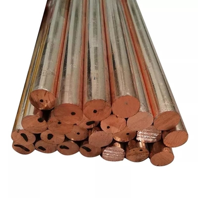 C10200 180mm 200mm чистая медная штанга полностью трудное ISO9001 JIS ASTM